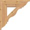 Ekena Millwork Funston Traditional Smooth Bracket, Western Red Cedar, 5 1/2"W x 24"D x 24"H BKT06X24X24FST01SWR - alternate 3